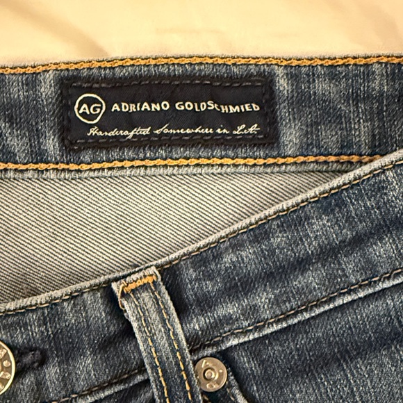 AG Adriano Goldschmied Straight Leg Blue Jeans - Picture 2 of 4